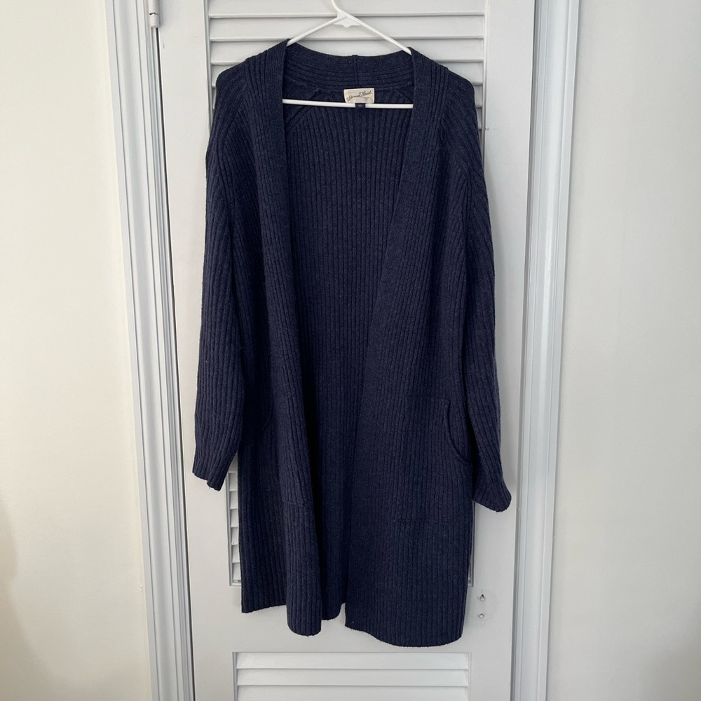 Universal thread large sweater duster cardigan